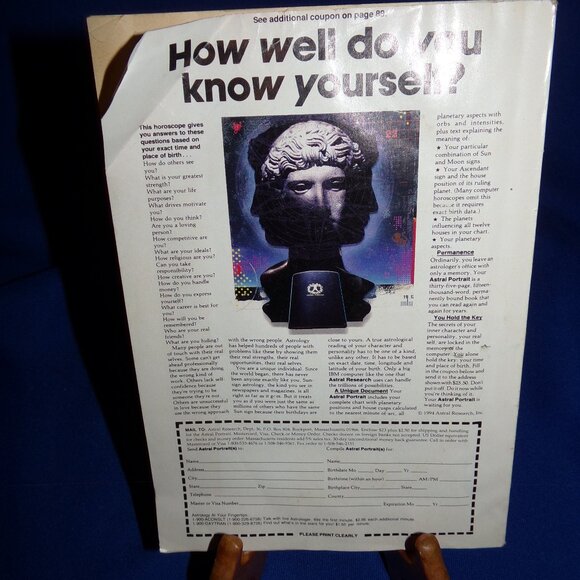 Vintage Astrology Magazine - February 1994 - Dark Side, Attitude Success - Picture 3 of 6